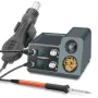 HANDSKIT ST12A 2 in 1 Hot Air Gun Soldering Station OLED Digital Adjustment Auto Sleep 1s-6s Pemanasan Cepat Alat Perbaikan
