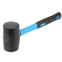 Rubber Mallet Hammer Dual Soft Head Surface Ergonomic Handle Lightweight Elastic Design Black Blue Anti Scratch Installer Tool Heavy Duty Tile Glass