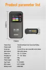 TK-10B 2in1 Portable Intelligent Double pulse Spot Welder 1.8inch LCD Screen 5000mAh Battery Fast charging charging treasure High Precision Welding Nickel/iron/steel sheet.etc
