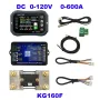 JUNCTEK Bluetooth KG-F 120V 100A 400A 600A LCD Power Display Battery Monitor Tester Coulometer Coulomb Meter Battery Indicator Tester Phone Control