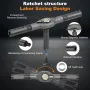 Versatile 42 Piece Magnetic Screwdriver Kit with Reliable Detachable Handle for Home Office Bike Repairs