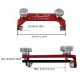 Honing Guide Aluminum Chisel Sharpener for Woodworking Chisels and Planes Chisel Sharpening Holder Guide with Angle Scale