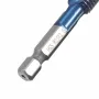 Drillpro 6pcs M3-M10 Combination Drill Tap Bit Set HSS 6542 Blue Nano Coated Deburr Countersink Drill Bits