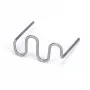 100Pcs 0.8mm Welding Nail Hot Stapler Plastic Repair Standard Pre Cut Wave Staples for Bumper Bodywork Repairs