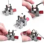 High Precision Mini Vise adjustable up to 1.18inch wide Mini Bench Vice Clamp Mini Flat Clamp Opening Parallel Table Vise For Scale Model Hobby Craft Jewelry Watch Electronics