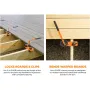 Deck Lever Tool Board Bending Straightening Locking Composite Material Multi Joist Compatibility Grooved Deck Fastening Dense Hardwood Pressure Treated Wood Installation Tool Lightweight Sturdy