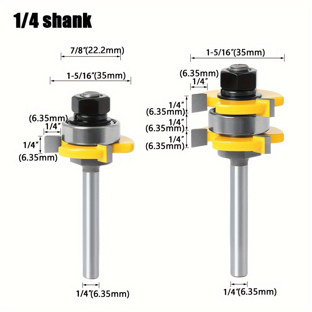 1/4 Inch 6.35mm Shank