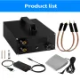 Docreate Digital Display Spot Welder Portable 18650 Nickel Precision Welding Band Full Set High-power Advanced Temperature Control 12V DC Power Supply High Power Balancing Circuit 5V 2100A