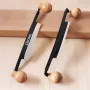 1pc Draw Knife Straight Shave Knife With High Carbon Steel Blade Wooden Handle Pull Knife Woodworking Debarking Hand Tool For Logs and Fence Posts