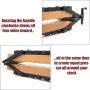 4 Way Pressure Clamps Kit Alloy Steel Panel Clamp System 1000 PSI Adjustable Woodworking Clamps for Table Tops Shelving Furniture Making