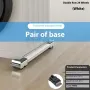 Adjustable Appliance Base with Double Row 24 Wheels 45-70cm Length 300KG Load Capacity Enhanced Mobility Sturdy Construction for Heavy Appliances in Black or Silver
