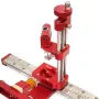 Professional Knife Sharpening Frame High Precision Whetstone Grinder Aluminum Alloy Anodized Fixed Angle Sharpener Kit with Adjustable Rail System
