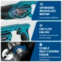 Drillpro Reciprocating Saw Brushless Motor 3000W 18V Adjustable Speed 0-3000rpm High Cutting Capacity for Wood Metal Plastic for 18V Battery