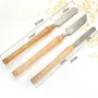 HSS High Speed Steel Woodturning Chisel Tools Wood Lathe Turning Tool Round Nose Curved Scraper for Professional Wood Crafting and Carving