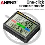 ANENG AP01 Igrometro Orologio Calendario Modalità Snooze Display LCD Intervallo di Temperatura -10~50°C Intervallo di Umidità 10~99% Promemoria Orario Funzionamento a Batteria per Casa Ufficio