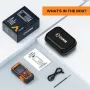 EU Direct CIGMAN CD-80T Laser Tape Measure 262 ft Range ±1/16 in Accuracy Compact Design USB-C Rechargeable Backlit LCD Display Six Measurement Modes IP54 Dustproof