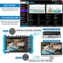 WANGLU IPC-9800MOVTADHS Plus+ Full Features CCTV Camera Tester 7-inch IPS Touch Screen Monitor CCTV Tester with HD-TVI HD-CVI AHD SDI IP Camera Support DMM OPM VFL TDR Features POE 4K H.265 HDMI