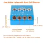 30 45 90 Degree Angle Drill Guide Jig for Cable Railing Lag Screw Kit Wood Post Drilling Degree Angle and Straight Holes