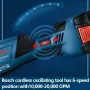 GOP 185-LI Cordless Oscillating Multi-Tool 18V Brushless Motor Quick Accessory Change Low Vibration Precision Cutting