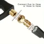 360 Degree M22 Pressure Washer Attachment Reliable Brass Swivel Connector for High Pressure Hose Anti Kink Tool