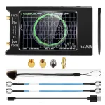 LiteVNA NanoVNA 64 50kHz-6.3GHz Vector Network Analyzer 4\\ Screen S Parameters HF VHF UHF SWR Phase Delay MicroSD Slot