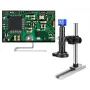 HAYEAR HY-5100 24MP Digital Microscope Camera 180X Lens HDM USB LED Ring Light for Mobile Phone Repair Soldering Tools