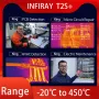 INFIRAY T2S+ サーマルイメージングカメラ 256°192° スマートフォン用 Type-Cコネクタ PCB 床熱検査用 赤外線サーマルイメージング