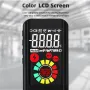 BSIDE A10 ミニスマートマルチメーター 3.2インチカラースクリーン デジタル 9999カウント True RMS マルチメーター 内蔵充電式リチウム電池電圧テスター
