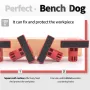 4PCS 20mm MFT Non-Slip Bench Dogs Workbench Table Stops for Workbench Positioning and Stability