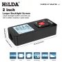 HILDA Laser Distance Meter 50m/100m/120m High Precision ±2mm Rangefinder LCD Backlight Display Type-C Battery