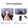 Aqualin Ball Valve Two Outlet Automatic Garden Irrigation Controller with Four-Dials Water Timer 0 Pressure Waterproof High-Impact Construction Ideal for Efficient Watering Management