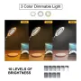 Lampada di ingrandimento a 5 LED con 64 luci a LED, testa della lampada regolabile, ideale per lettura, artigianato e saldatura, strumento versatile di illuminazione e ingrandimento.
