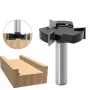 LAVIE 12mm 1/2 Inch Shank 3 Flutes CNC Spoilboard Surfacing Router Bit Carbide Slab Flattening Router Bit Wood Milling Cutter Planer Tool with 1-15/16\/49mm Cutting Diameter