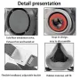 Reusable Half Face Cover Gas Mask with Safety Glasses Double Filtration for Chemical Organic Vapor Welding Woodworking Protection