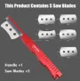 Light Alloy Shaped Hand Saw With 5 Special-Shaped Saw Blades For Assembly Gundam Model Hobby Building Making Tools DIY