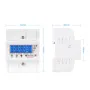Dgital Wattmeter 100A 380V AC Three Phase Energy Meter Temporary kWh Can Be Reset Power Voltage Current