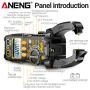 NEW ANENG PN108 Clamp Meter High-Precision AC/DC Voltage Current Tester 600A 600V Auto Power Off Backlit Display