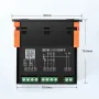 KWS-CH302 AC110-220V LED Digital Thermostat for Incubator Temperature Controller Dual Sensor Refrigeration Defrosting Alarm