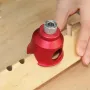 JIGHOLE 3-10mm Doweling Jig Drill Guide 90 Degree Straight Hole Positioner with 8 Steel Bushings Accurate Woodworking Tool