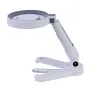 Portable 18LED Touch Switch Folding 5x 11x Magnifying Glass for Precision Measurement and Repair with Detachable Handheld Desktop and Charging