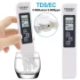 Pengukur TDS Akurasi Tinggi Penguji Air Digital 0-9990ppm TDS EC LCD Kemurnian Air PPM Filter Akuarium