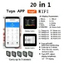 20'si 1 arada Tuya Çok İşlevli Hava Kalitesi Test Cihazı CO2 CO TVOC HCHO PM2.5 Sıcaklık Nem Monitörü Tuya APP Kontrolü 2000mAh Pil