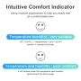 TH05 Mini Smart Bluetooth Temperature Humidity Sensor Smart Home Detector with Long-Range Connectivity and Real-Time Monitoring Ideal for Home Automation