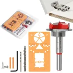 7PCS 35mm Hinge Hole Drilling Guide Locator Set Door Hinge Jig Cabinet Hardware Jig Versatile Woodworking Tool for Hinge Opening Door and Cabinet Construction
