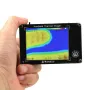 MLX90640 Digital Infrared Thermal Imager 3.4 Inch LCD Handheld Infrared Temperature Sensors Detection Tool + Battery