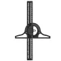 Universal Angle Ruler for Woodworking Enthusiasts 0-180 Degree Angle Measuring Tool with Cursor Horizontal Level and Long-tail Scale