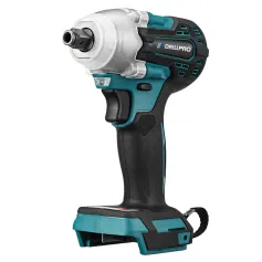 Drillpro 2 в 1 520 Н.м Бесщеточный аккумуляторный 1/2-дюймовый электрический ударный гайковерт для замены аккумулятора Mak 18 В