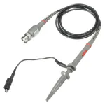 P6060 Oscilloscope Probe 60 MHz Bandwidth 1x 10x Attenuation High Precision Measurement 5.8 ns Rise Time 200V/600V Max Input