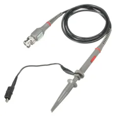 P6060 Oscilloscope Probe 60 MHz Bandwidth 1x 10x Attenuation High Precision Measurement 5.8 ns Rise Time 200V/600V Max Input