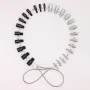 26PCS Thread Checker Set Metric and Inch Sizes Durable Comprehensive Coverage DIY Tool